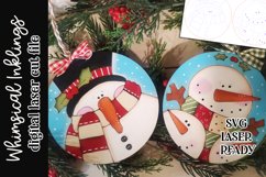 Snow Buddies SVG Ornament Set SVG Product Image 1