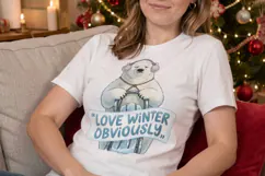 Snowday Sass Frosty Sarcastic Pets Sublimation Product Image 3