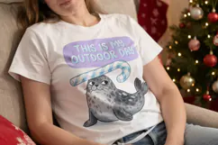 Snowday Sass Frosty Sarcastic Pets Sublimation Product Image 5