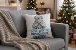 Snowday Sass Frosty Sarcastic Pets Sublimation Product Image 12