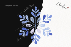 Cute Christmas Snowflake Clipart | Christmas PNG Product Image 2