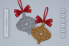 Snowflake Arabesque Ornament Christmas Lasercut Product Image 2