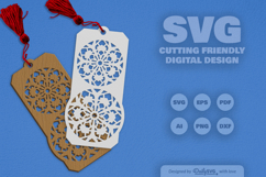 Snowflake Bookmark SVG Product Image 2