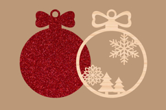 Snowflake Christmas Ornament SVG Product Image 2