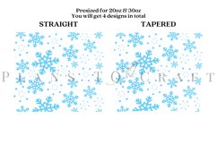 snowflake christmas skinny tumbler sublimation design for 20oz and 30oz skinny tumbler sublimation wrap