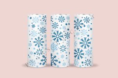 snowflake christmas winter skinny tumbler sublimation design for 20oz and 30oz skinny tumbler sublimation wrap
