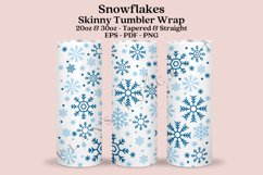 snowflake christmas winter skinny tumbler sublimation design for 20oz and 30oz skinny tumbler sublimation wrap