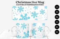 snowflake coffee mug svg 11oz mug svg presized for 11oz glass or 11oz mug ready to cut cut files and sublimation files