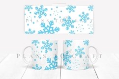 snowflake coffee mug svg 11oz mug svg presized for 11oz glass or 11oz mug ready to cut cut files and sublimation files