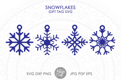 Christmas gift tag SVG bundle, Christmas paper project Product Image 3