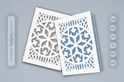 Snowflake Greeting Card SVG Product Image 1