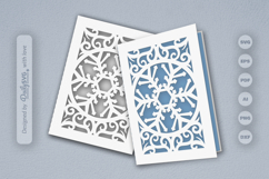Snowflake Greeting Card SVG Product Image 2