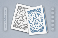 Snowflake Greeting Card SVG Product Image 1