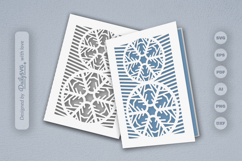 Snowflake Greeting Card SVG Product Image 1