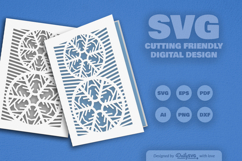 Snowflake Greeting Card SVG Product Image 2