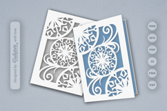Snowflake Greeting Card SVG Product Image 1