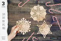 Snowlakes Laser Cut Coaster vol.3 Product Image 1