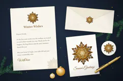 3D Layered Snowflake SVG Christmas Paper Cut Design Product Image 6