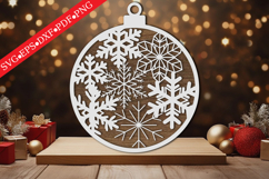 Snowflake Ornament SVG Product Image 1
