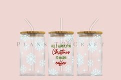 snowflake quotes libbey beer glass can wrap svg presized template for 16oz and 20oz glass