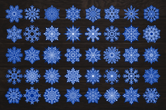 Snowflake svg bundle Layered ornament Christmas decor svg Product Image 3