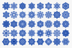 Snowflake svg bundle Layered ornament Christmas decor svg Product Image 4