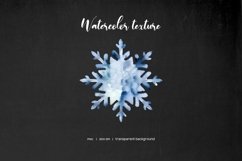 Watercolor snowflakes clipart. Winter holiday snowflakes Product Image 3