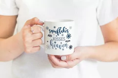 Snowflakes are Kisses from Heaven | Winter Positive Quotes Product Image 2