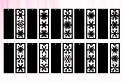 Snowflakes Bookmarks SVG | Bookmarks SVG | Template Cut File Product Image 2
