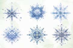 Snowflakes Christmas Sublimation Bundle Product Image 5