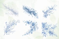Snowflakes Christmas Sublimation Bundle Product Image 2