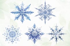 Snowflakes Christmas Sublimation Bundle Product Image 4