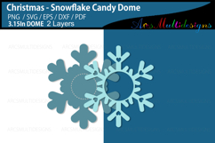 Snowflake candy dome Product Image 3
