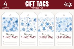 snowflakes gift tags