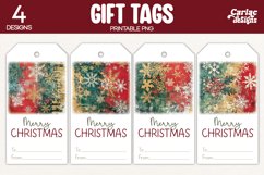 snowflakes gift tags