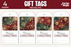 snowflakes gift tags