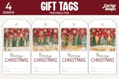 snowflakes gift tags