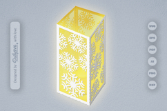 Snowflakes Paper Lantern SVG Product Image 2