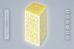 Snowflakes Paper Lantern SVG Product Image 2