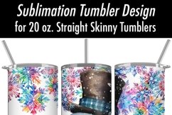 Colorful Snowflake Snowman 20 oz Seamless Tumbler Design Product Image 4
