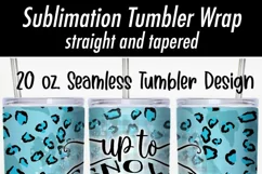 Up To Snow Good 20 oz. Christmas Tumbler Sublimation Design Product Image 2