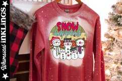 Snow Happens Funny Christmas Sublimation Clipart Product Image 1