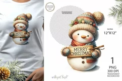 Snowman png clipart|Merry Christmas snowmen| Christmas clipa Product Image 1