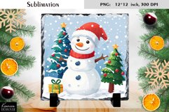 Christmas Cartoon Snowman|Cute Slate Design Product Image 1