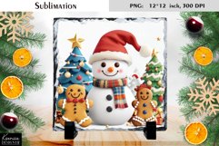 Christmas Cartoon Snowman|Cute Slate Design Product Image 1