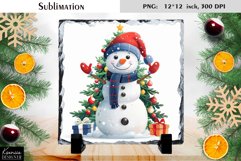 Christmas Cartoon Snowman|Cute Slate Design Product Image 1