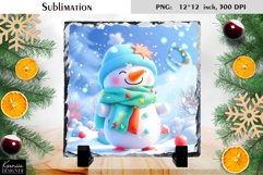 Christmas Cartoon Snowman|Cute Slate Design Product Image 1