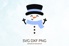 Christmas Snowman SVG|Snowman Clipart Product Image 1