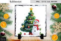 Christmas Cartoon Snowman|Cute Slate Design Product Image 1