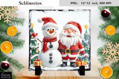 Christmas Cartoon Snowman|Cute Slate Design Product Image 1